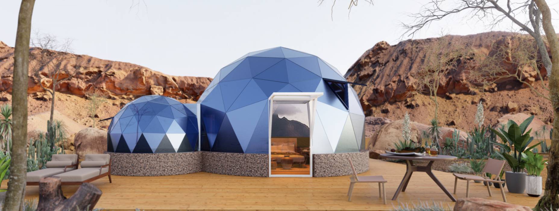 吐鲁番球形智能光伏玻璃星空房